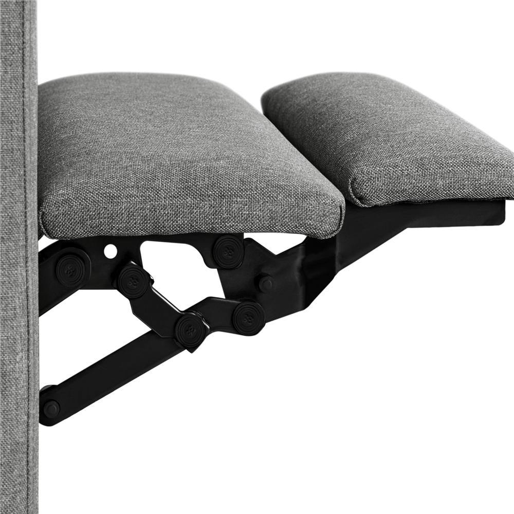 Yaheetech Fabric Recliner Chair Mid-Century Modern Recliner - Image 8