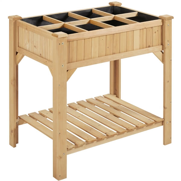 Yaheetech Yaheetech 36'' Hx25'' Wx37'' L Raised Garden - Image 2