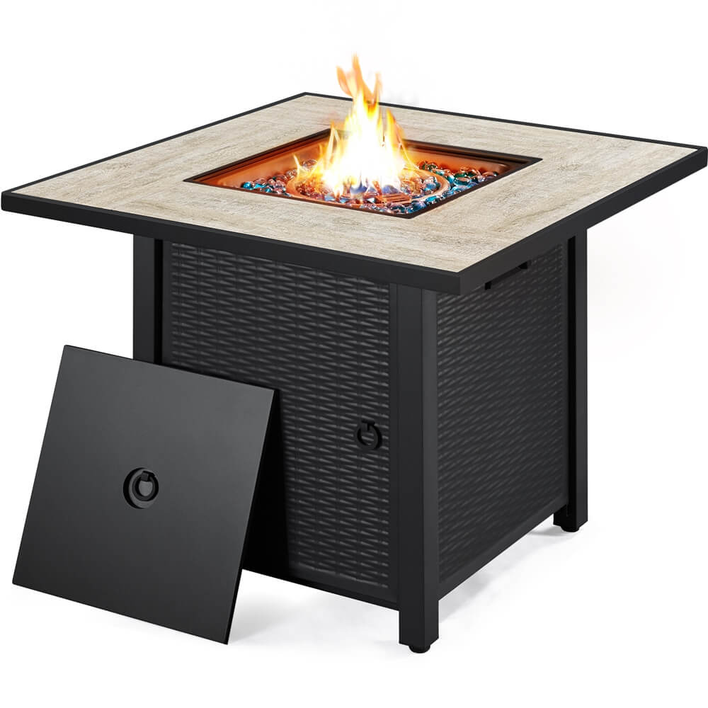 Yaheetech 30 Inch Outdoor Propane Fire Pit Table - Image 2