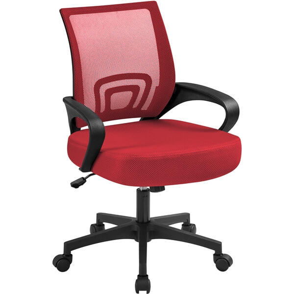 Yaheetech Mid-Back Mesh Office Chair - Image 12