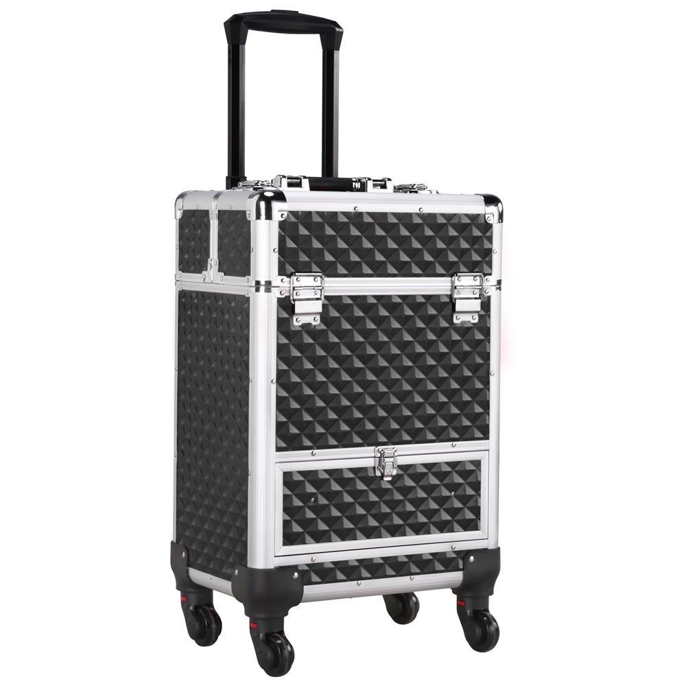 Yaheetech Aluminum Cosmetic Case 22 Inch - Image 3