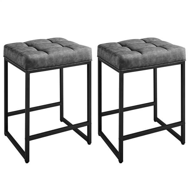 Yaheetech Bar Stools Set of 2. 24 Inch - Image 3