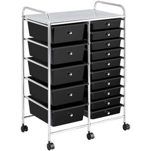 Yaheetech Utility Storage Cart with Wheels