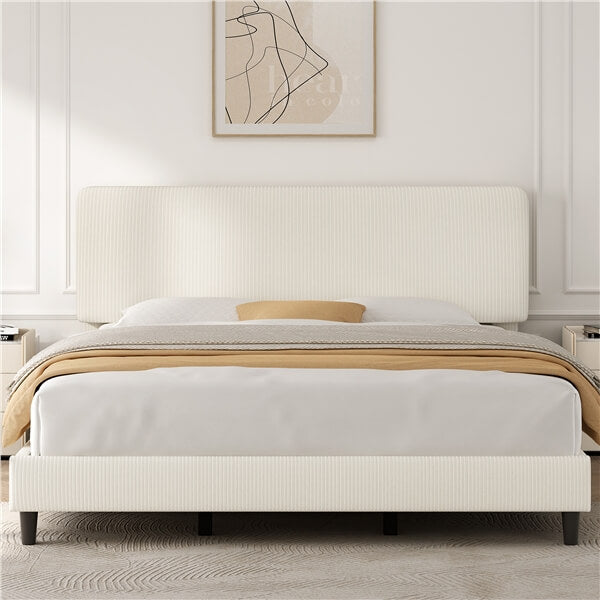 Yaheetech King Size Upholstered Bed - Image 3