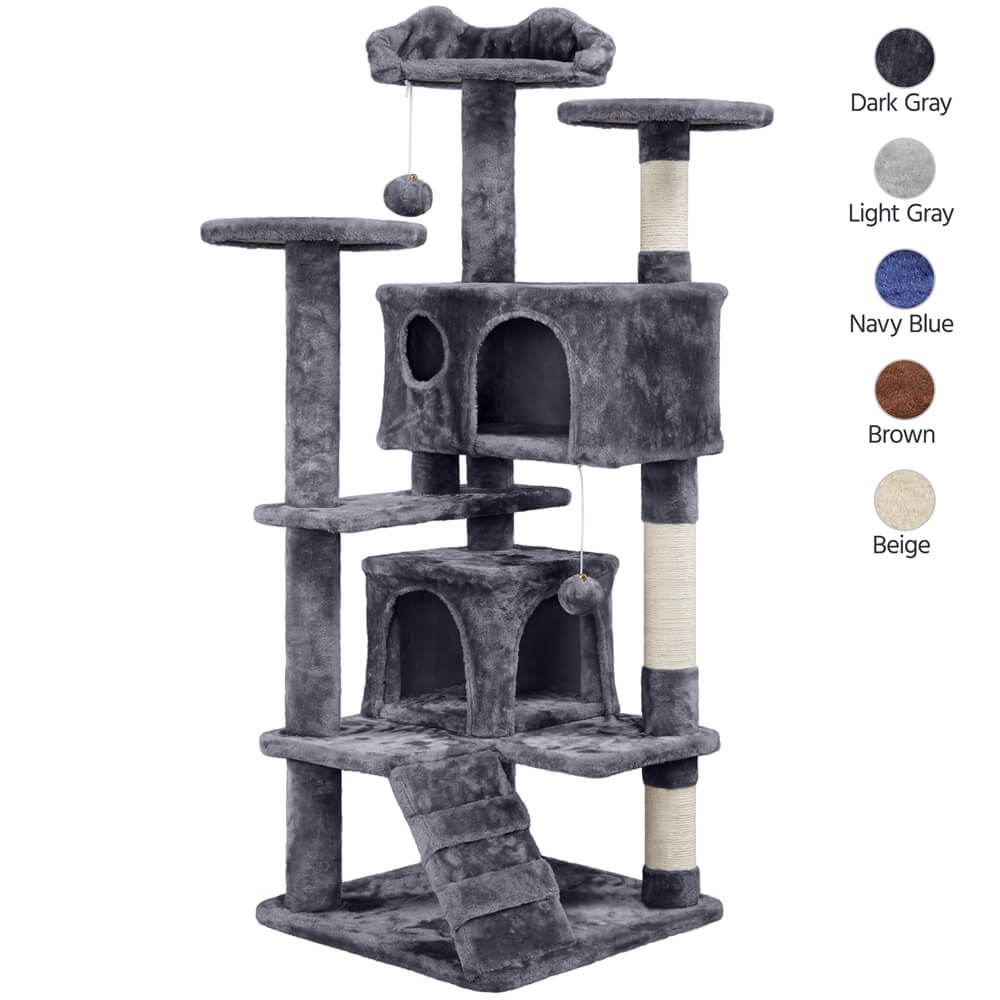 Yaheetech 54?? Tall Condo Kitten Tree Tower Cat Tree - Image 15