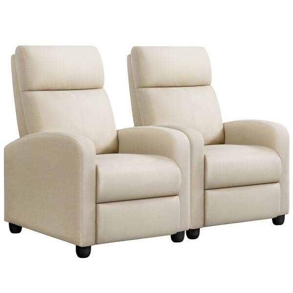 Yaheetech Modern Fabric Recliner Chair - Image 4