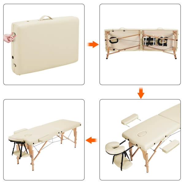Yaheetech Massage Table Lash Bed - Image 2