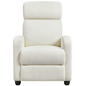 Yaheetech Recliner Chair Corduroy Recliner Sofa