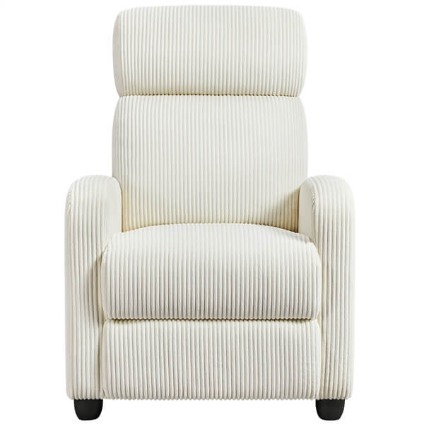 Yaheetech Recliner Chair Corduroy Recliner Sofa