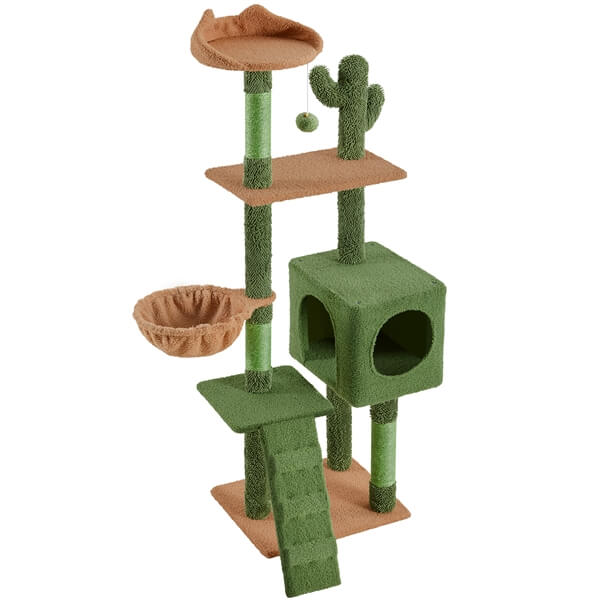 59.5?? H Cactus-Design Cat Tree for Indoor Cats - Image 5