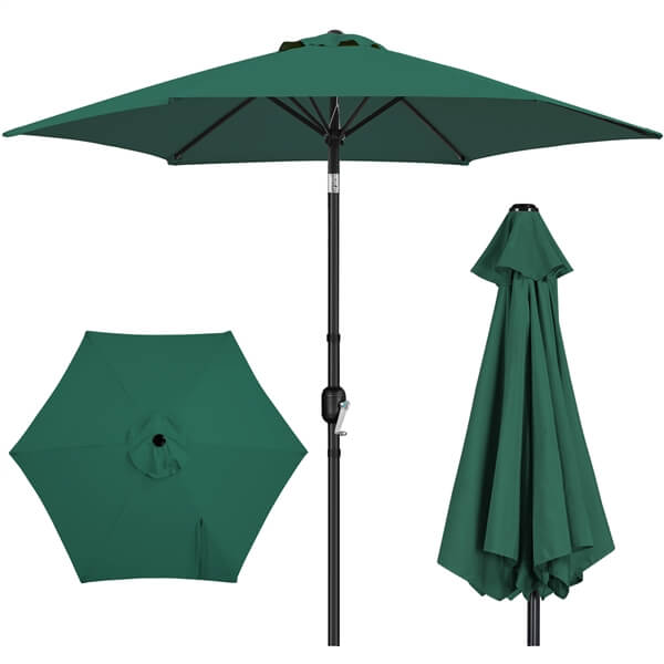 Yaheetech 9FT Patio Umbrella Outdoor with Heavy Duty Base - Image 2