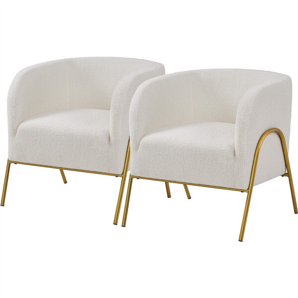 Yaheetech Modern Boucle Armchair - Image 10