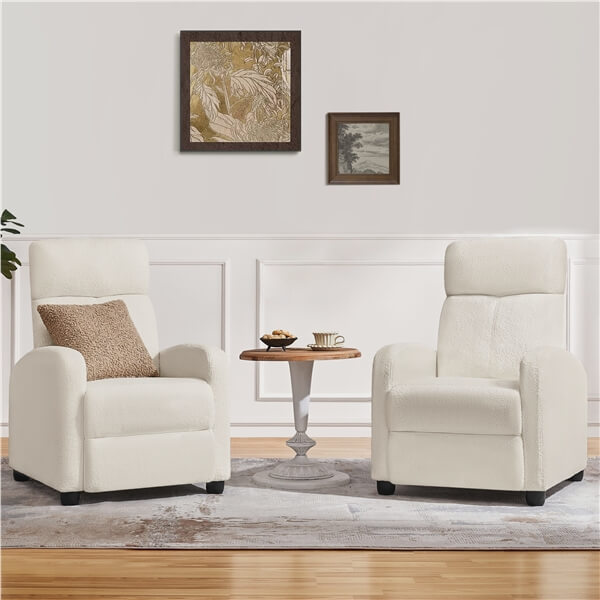 Yaheetech Fabric Pushback Recliner Chair - Image 14