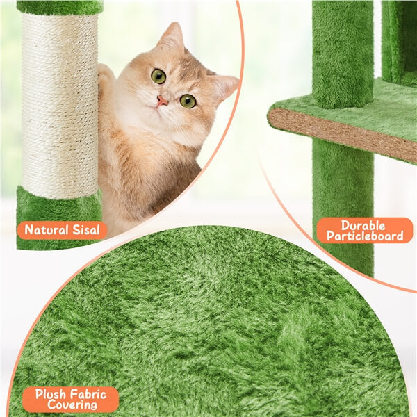 62.5?? H Cat Tree Condo Kitten Tree Tower - Image 3