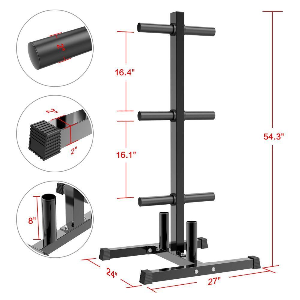 Yaheetech Weight Plate Rack - Image 3