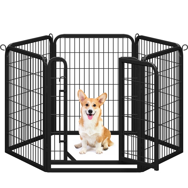 Yaheetech Dog Playpen Outdoor. 32 inch 6 Panels - Image 2