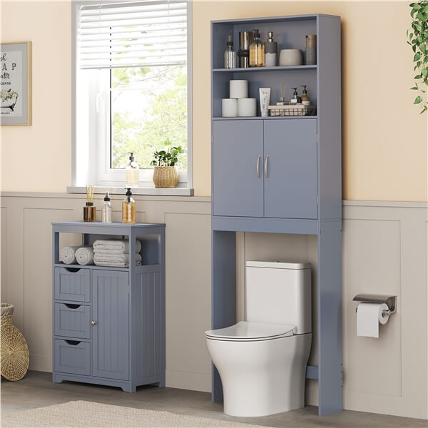 77?? Tall Over The Toilet Storage Cabinet - Image 3