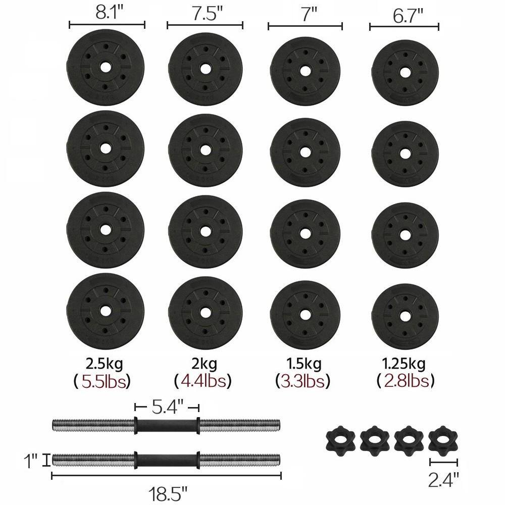 Yaheetech Dumbbell Weights Set - Image 8
