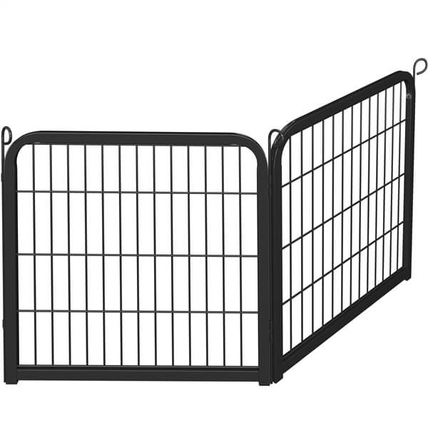 24?? Tall 2-Panel Metal Dog Playpen with Door - Image 2