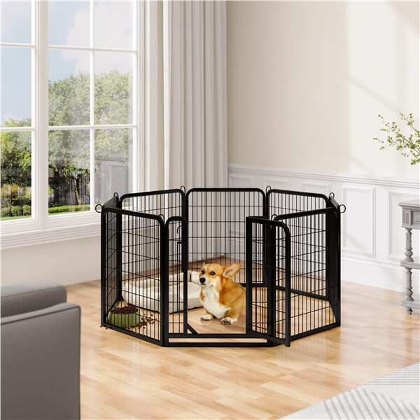 Set of 3 -31.5?? Tall 8 Panels Dog Playpen - Image 3