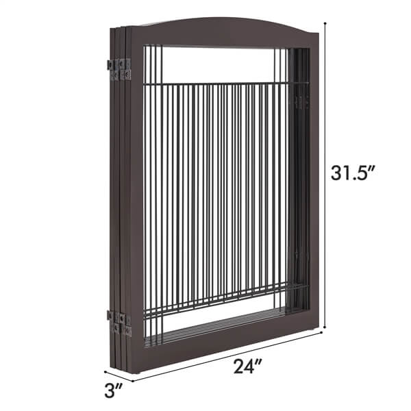 Yaheetech 32-inch Tall Dog Gate Extra Wide Pet Gate for Dogs - Image 5