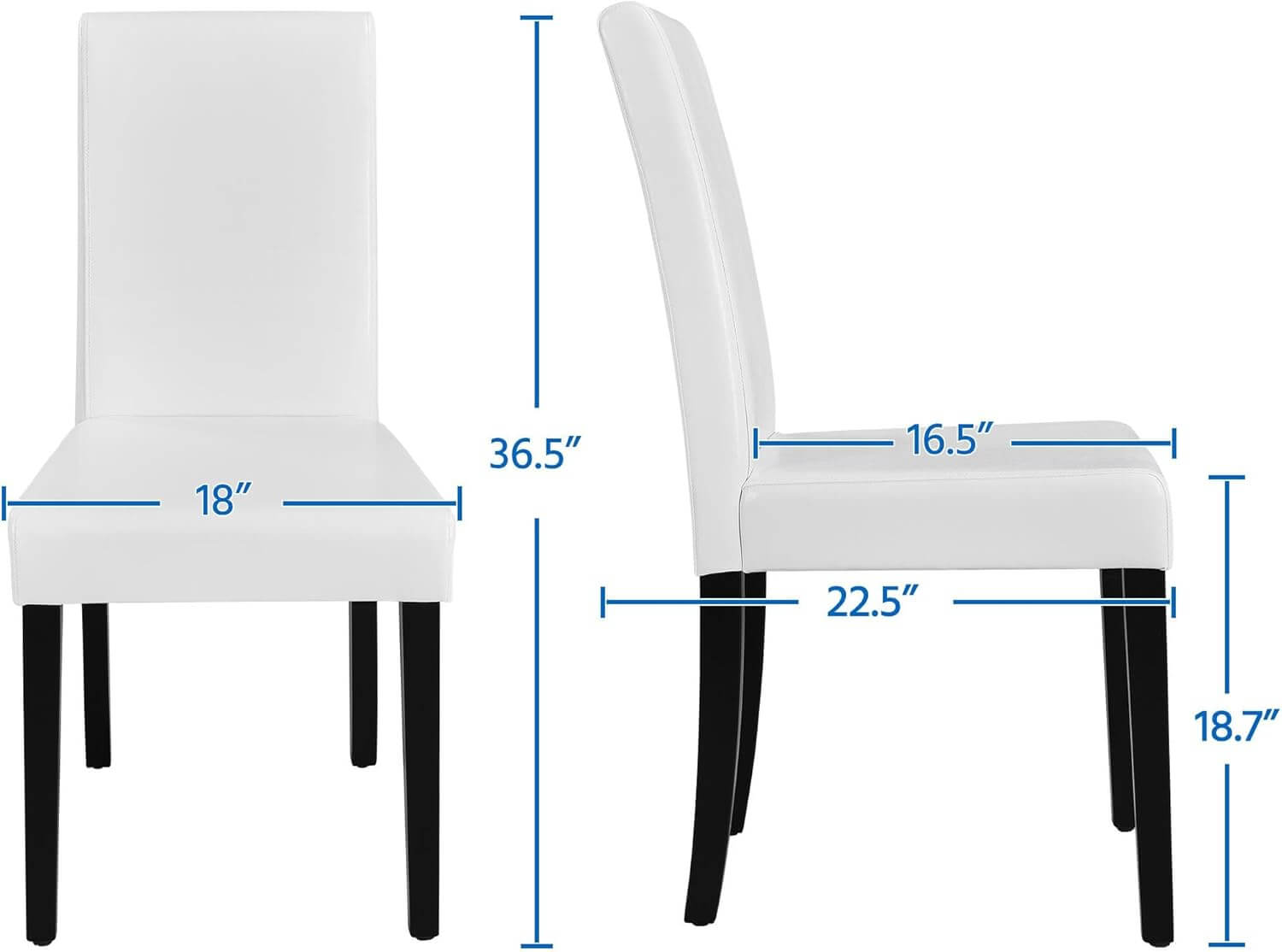 Yaheetech Dining Chairs Set of 8 Dining Room Chairs - Image 3