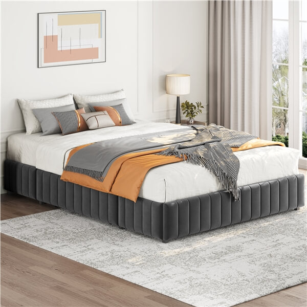 Yaheetech Upholstered Bed with Underbed 3 Storage Drawers - Image 26