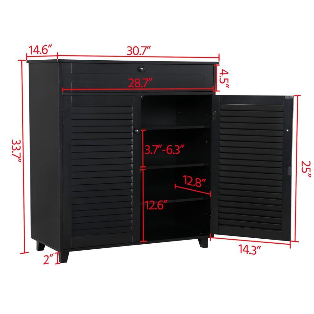 Yaheetech Storage Cabinet with Drawer - Image 3