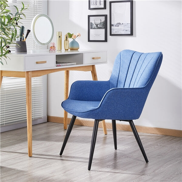 Yaheetech Pleated Fabric Armchair - Image 15