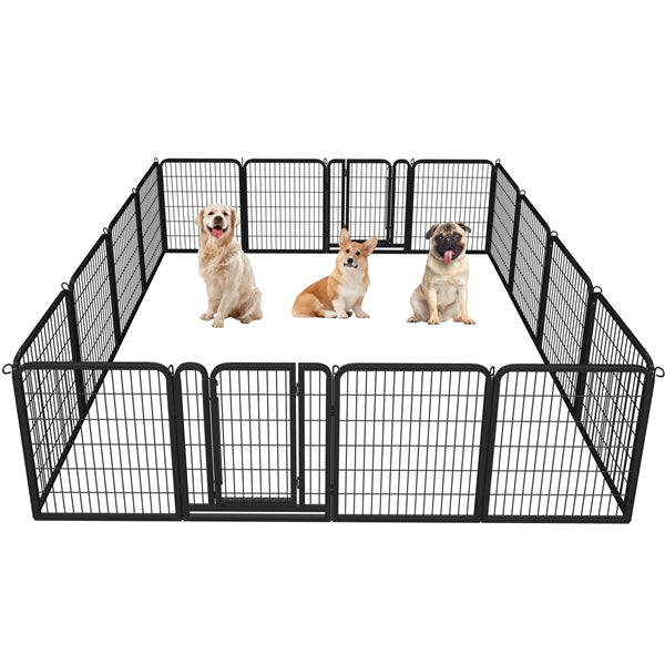 Yaheetech Dog Playpen Outdoor. 32 inch 8/12 Panels - Image 5