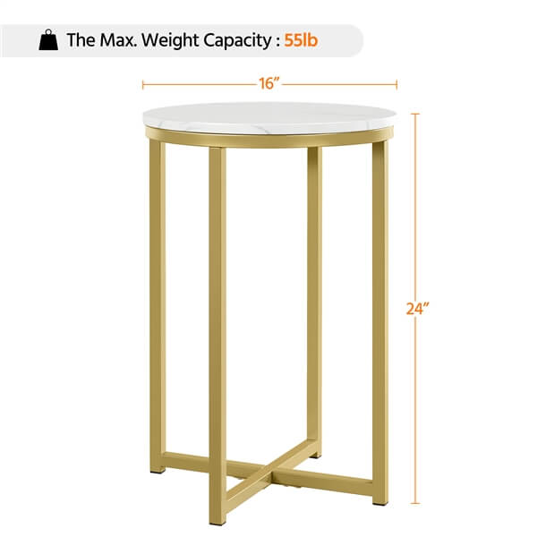 Yaheetech Round Side Table - Image 3