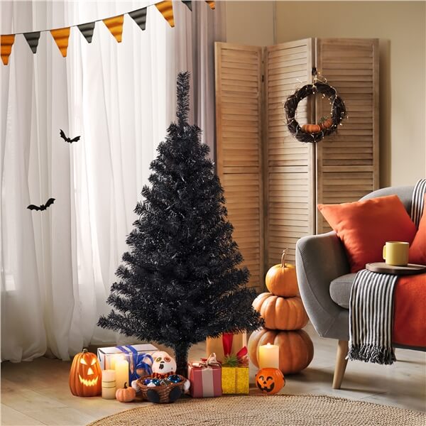 Yaheetech 4Ft Pre-Lit Artificial Christmas Tree - Image 8