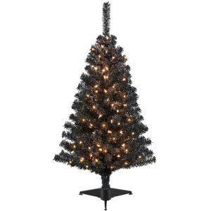 Yaheetech 4Ft Pre-Lit Artificial Christmas Tree