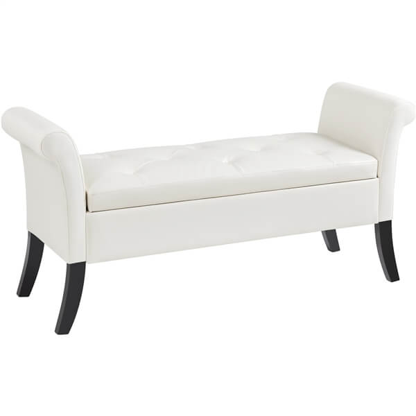 Yaheetech 52in Ottoman Bench Folding Storage Ottoman Bench - Image 2