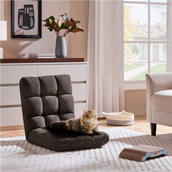 Yaheetech Folding Floor Chair - Image 9