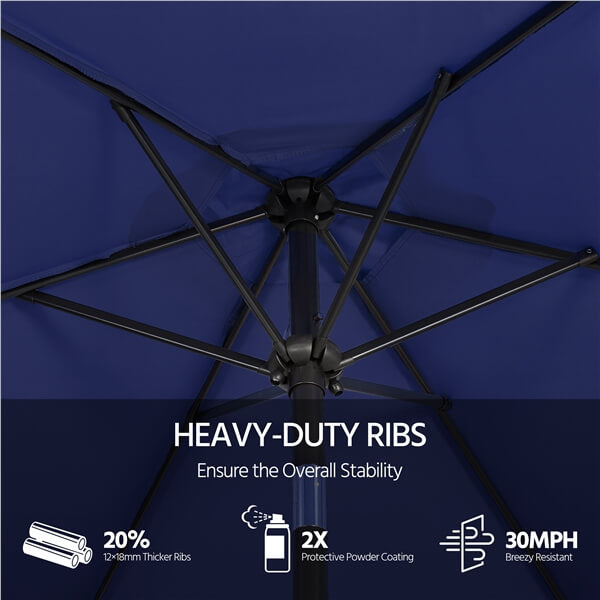 Yaheetech Patio Umbrella. 7.5FT Outdoor Table Market Umbrella - Image 5