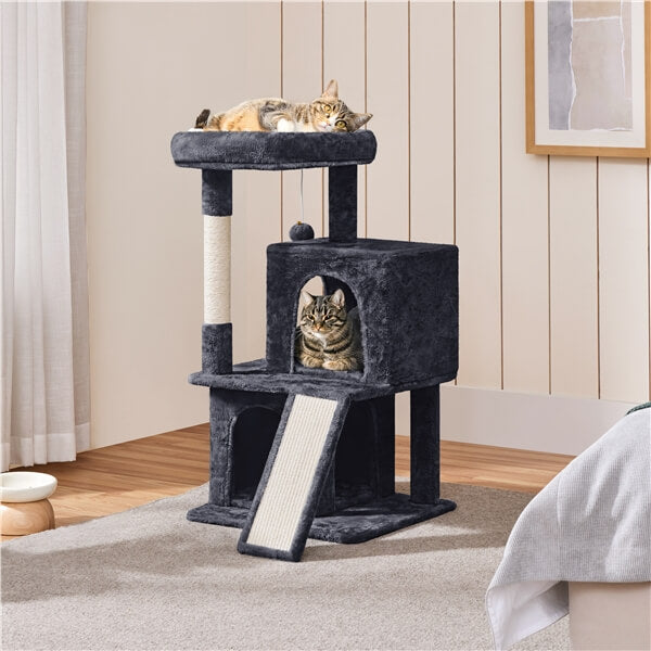 57.5'' Height Cat Tree Condo Kitten Tree Tower - Image 8