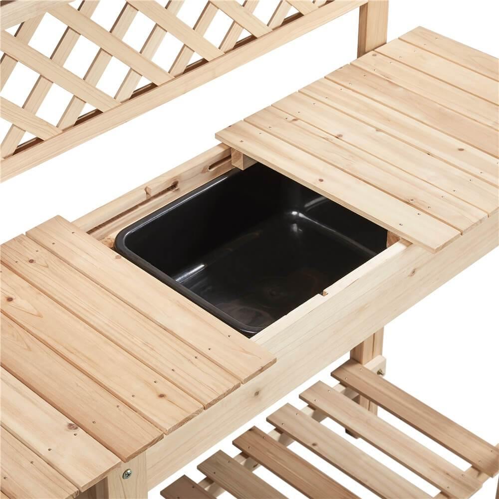 Yaheetech Outdoor Potting Bench - Image 5