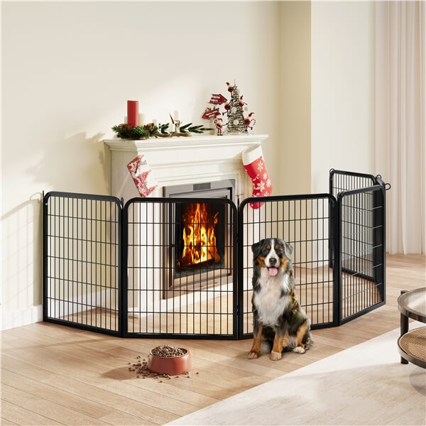 Set of 3 -31.5?? Tall 8 Panels Dog Playpen - Image 4