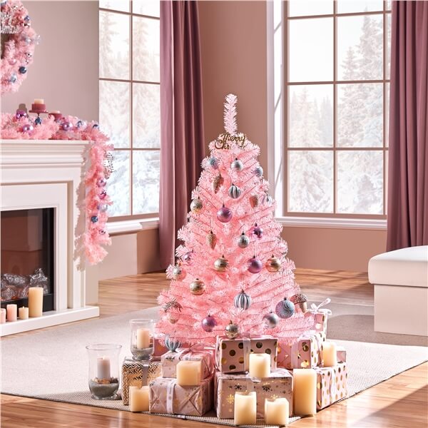 Yaheetech 4Ft Pre-Lit Artificial Christmas Tree - Image 12