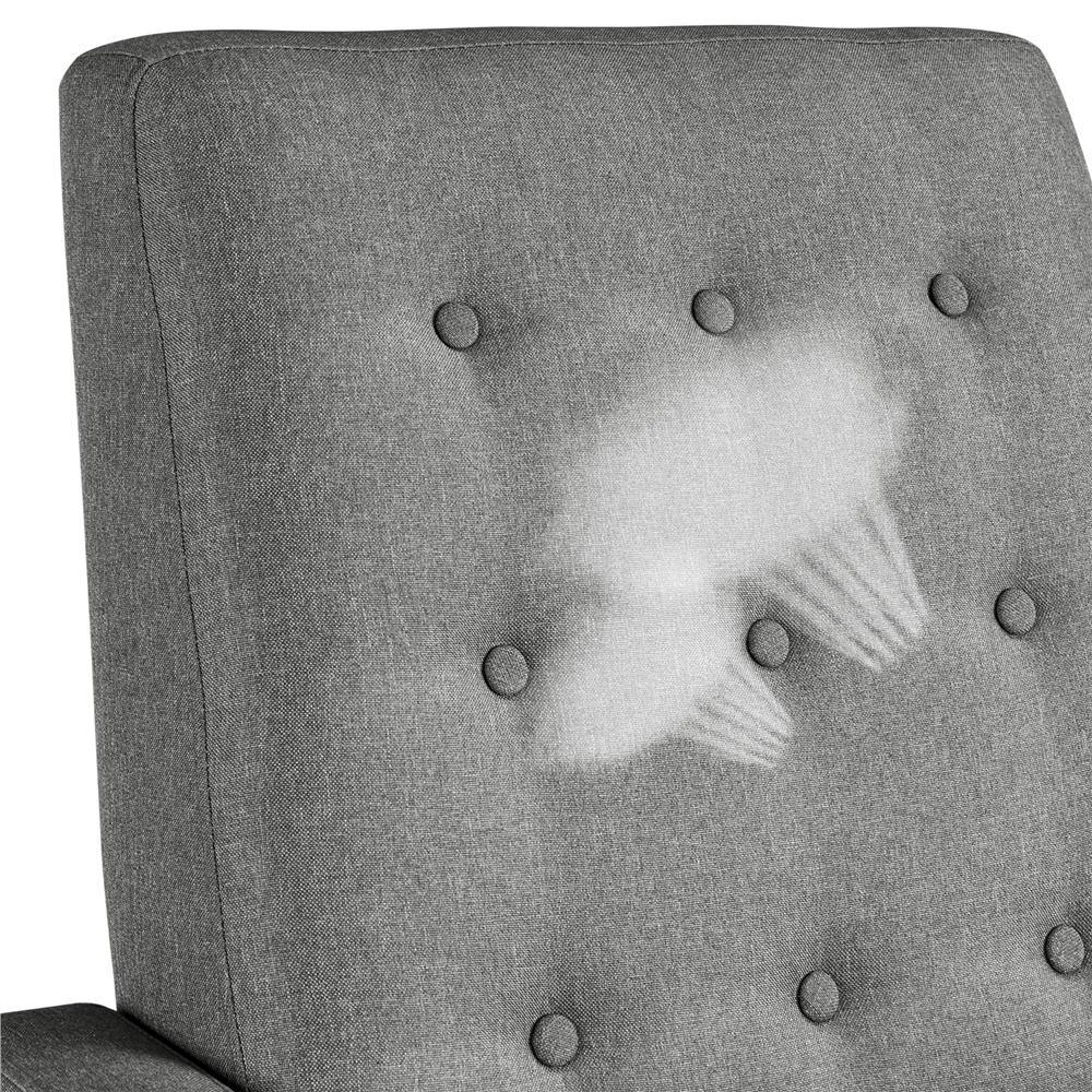 Yaheetech Fabric Recliner Chair Mid-Century Modern Recliner - Image 7