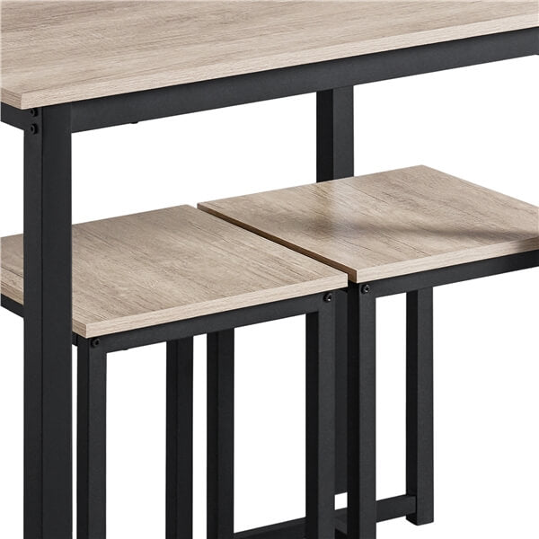 Yaheetech 3 Piece Dining Table Set - Image 7