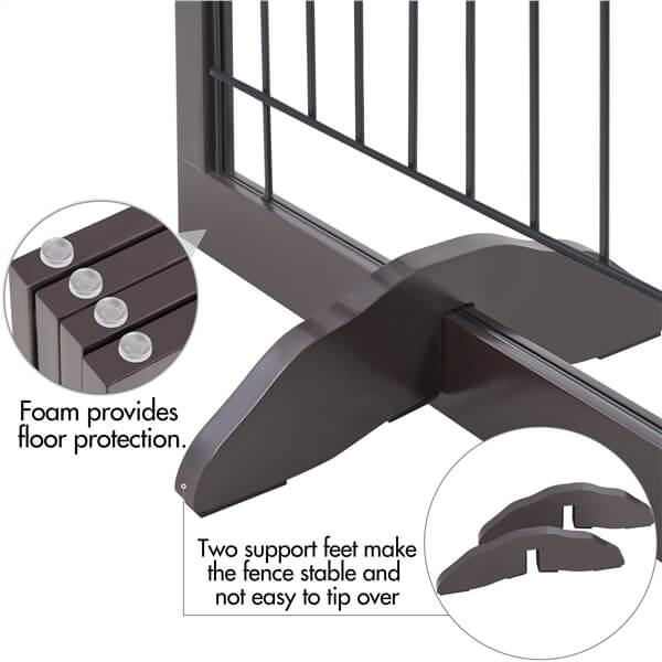 Yaheetech 32-inch Tall Dog Gate Extra Wide Pet Gate for Dogs - Image 6