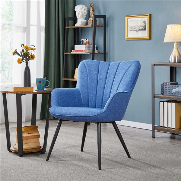 Yaheetech Pleated Fabric Armchair - Image 16