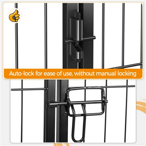 Yaheetech Wide Panel Dog Playpen. 6 Panels 24/40 inch - Image 7