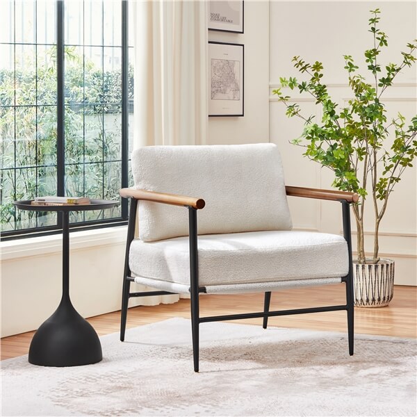 Yaheetech Modern Vanity Chair - Image 4