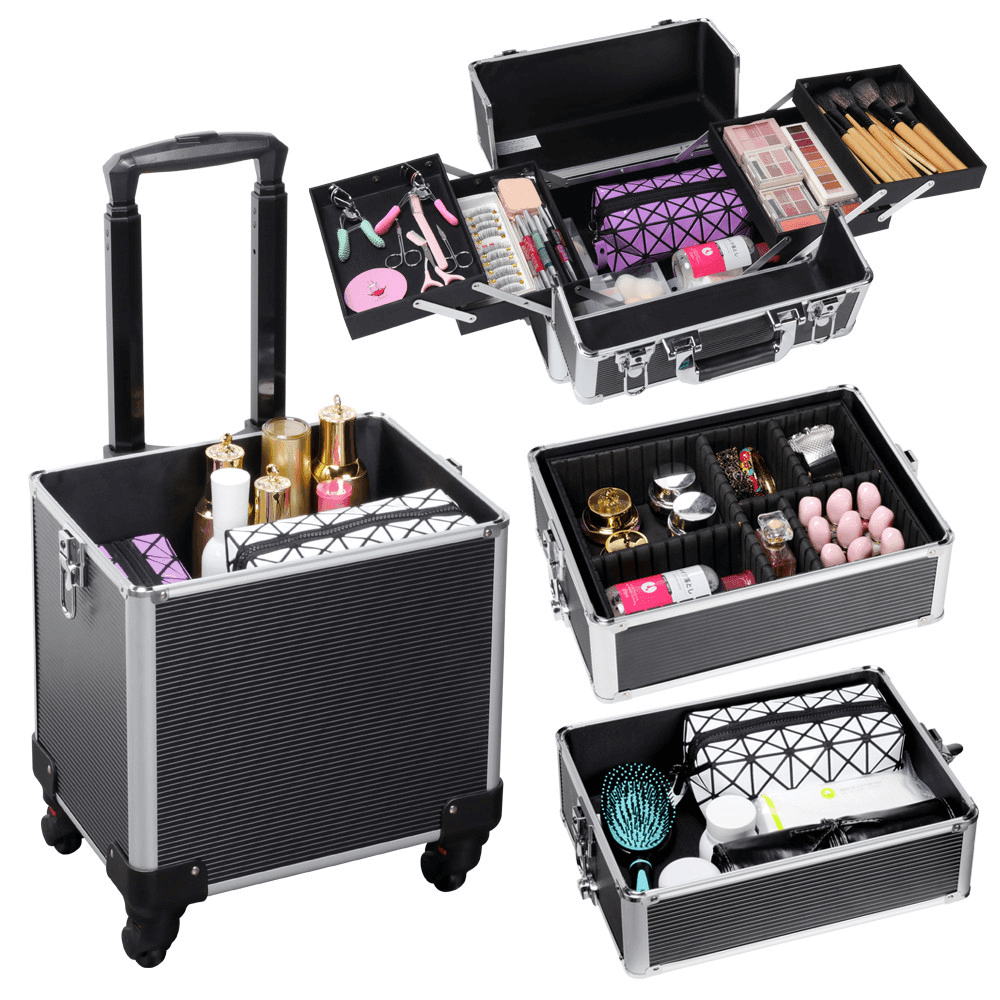 Yaheetech 31.6 Inch Makeup Case 4 in 1 - Image 9