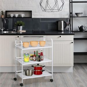 Yaheetech 3-Shelf Salon Trolley Cart