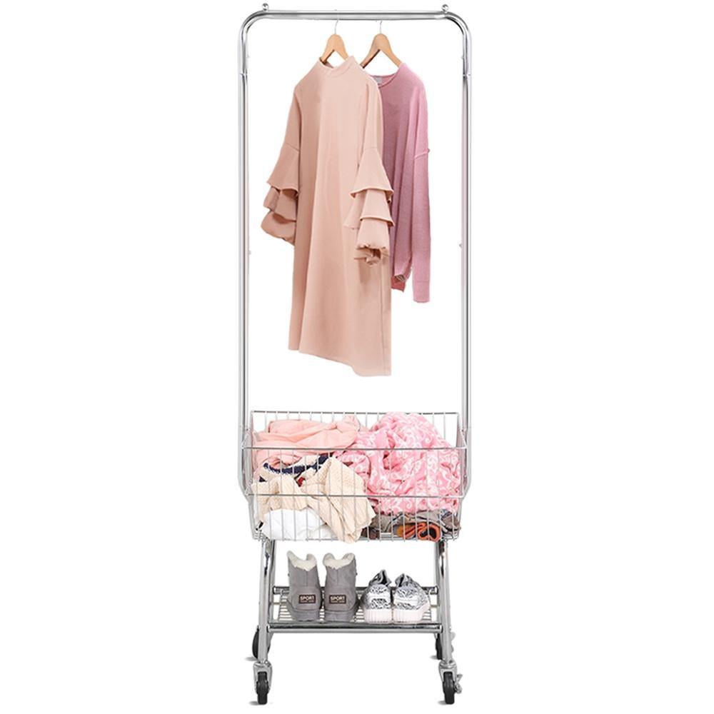 Yaheetech Rolling Laundry Bakset with Wheels - Image 2