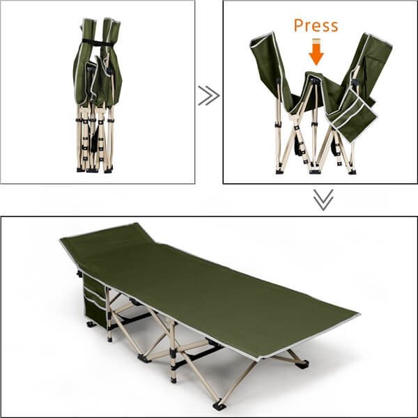 Yaheetech Folding Camping Bed - Image 5